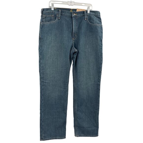 Carhartt relax fit holster jean fleece lined blue size 38X32 - Picture 1 of 10